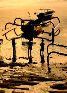 Lembongan Beach at Sundown W