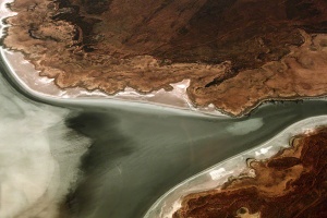 Salt Lakes in Central Australia
