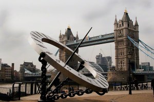 Thames Sundial and Tower Bridge London